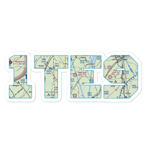 Rmr Ranch Airport (1TE9) VFR Sectional Sticker