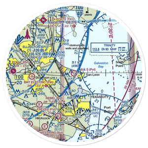 B & S Ultralightport (1TS3) VFR Sectional Sticker (30 mile)