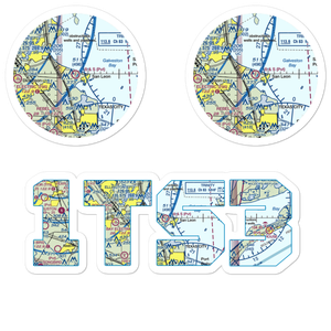 B & S Ultralightport (1TS3) VFR Sectional Sticker Pack