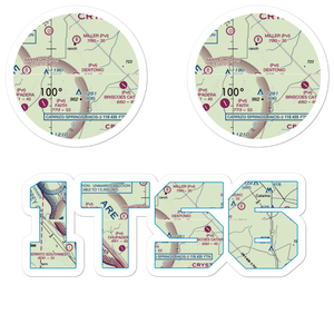 Dentonio Ranch Airport (1TS6) VFR Sectional Sticker Pack