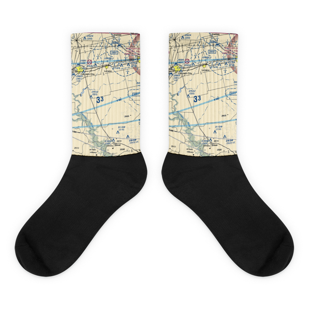 Landers Ranch Airport (1TS8) VFR Sectional Socks 