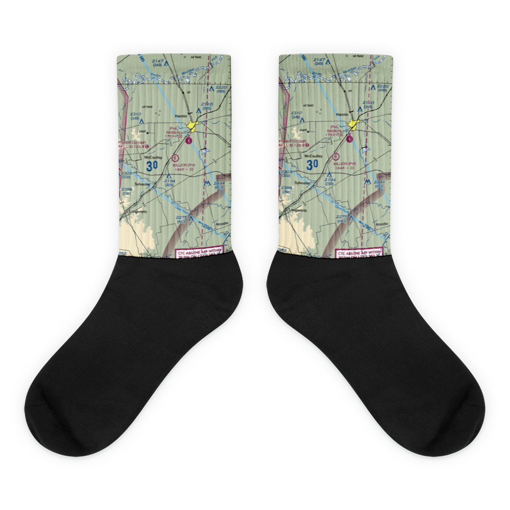 Killion Ranch Airport (1TX7) VFR Sectional Socks 