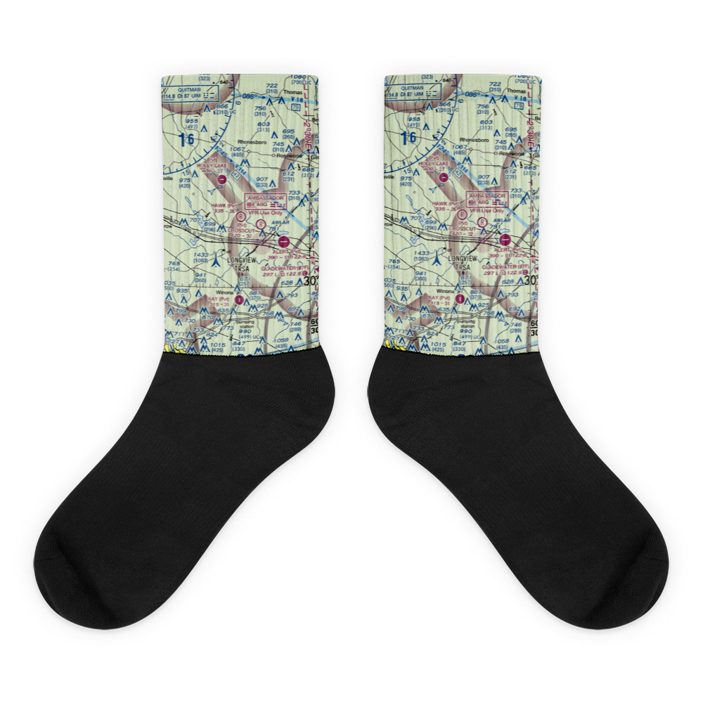 Hawk Ranch Airport (1TX9) VFR Sectional Socks 
