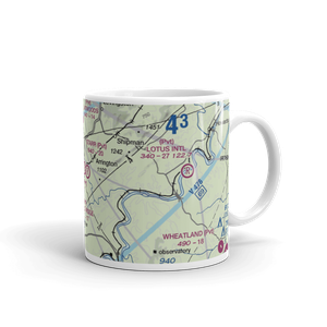 Tye River Airport (1VA3) VFR Sectional  Mug