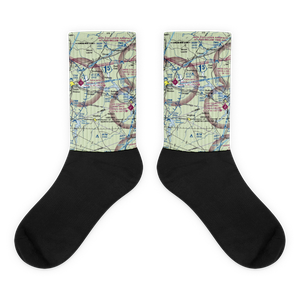 Aaron Penston Field (1VA7) VFR Sectional Socks