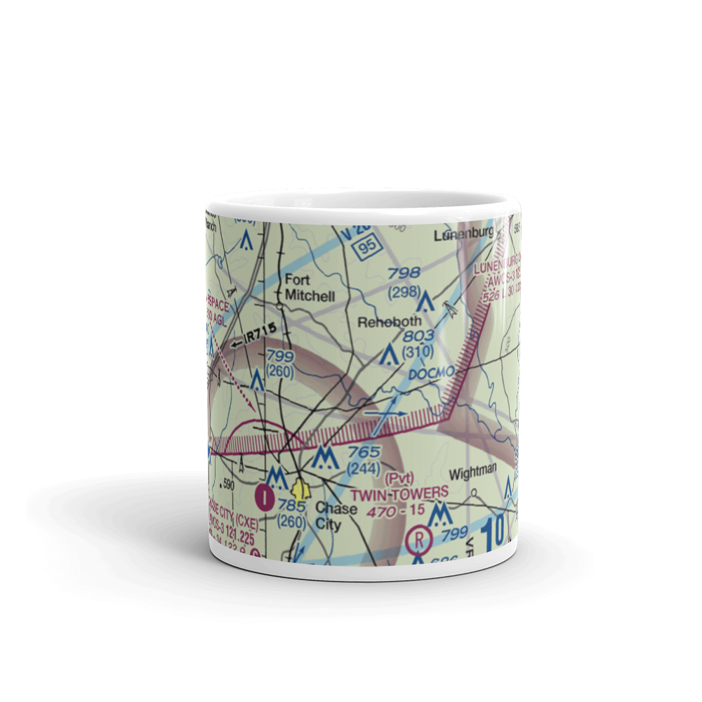 Hazelswart Airport (1VA8) VFR Sectional  Mug 