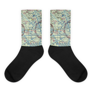 Spring Valley Farm Airport (1WI0) VFR Sectional Socks