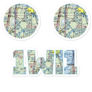 Williams Airport (1WI1) VFR Sectional Sticker Pack