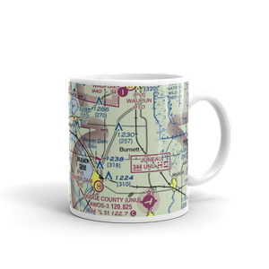 Beaver Dam Lake Seaplane Base (1WI5) VFR Sectional  Mug