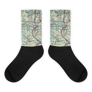 Beaver Dam Lake Seaplane Base (1WI5) VFR Sectional Socks