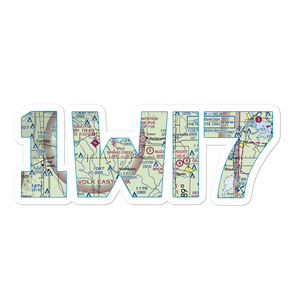 Buzzards Roost Airport (1WI7) VFR Sectional Sticker