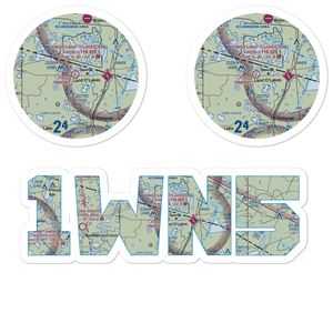 Simons Airfield (1WN5) VFR Sectional Sticker Pack
