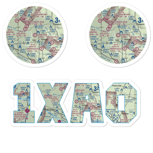 Rab Ranch Airport (1XA0) VFR Sectional Sticker Pack