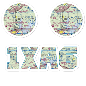 Tailwheel Acres Airport (1XA6) VFR Sectional Sticker Pack