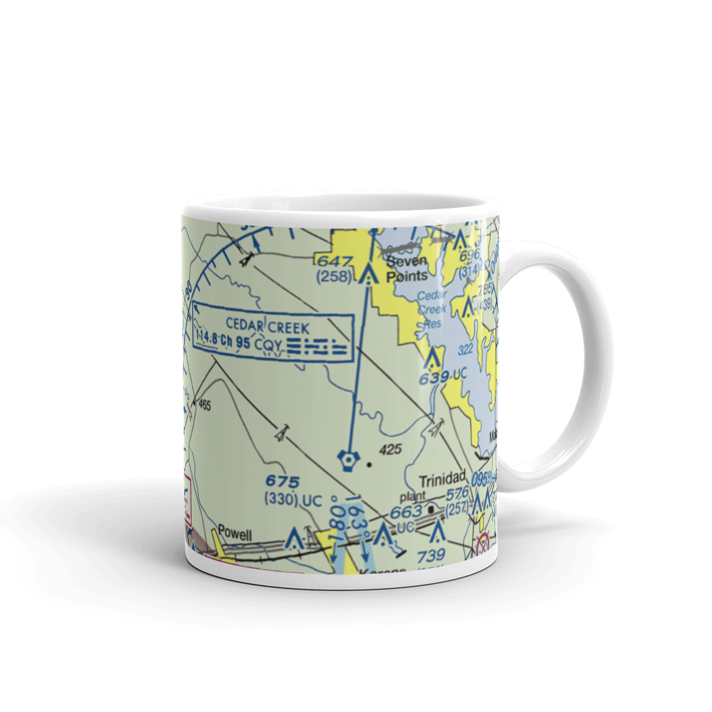 Hackberry Airport (1XA8) VFR Sectional  Mug 