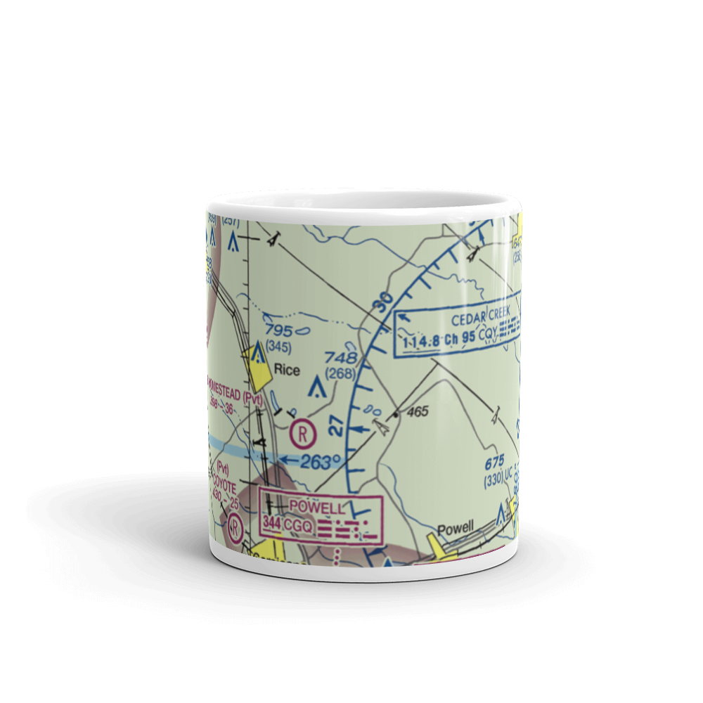 Hackberry Airport (1XA8) VFR Sectional  Mug 
