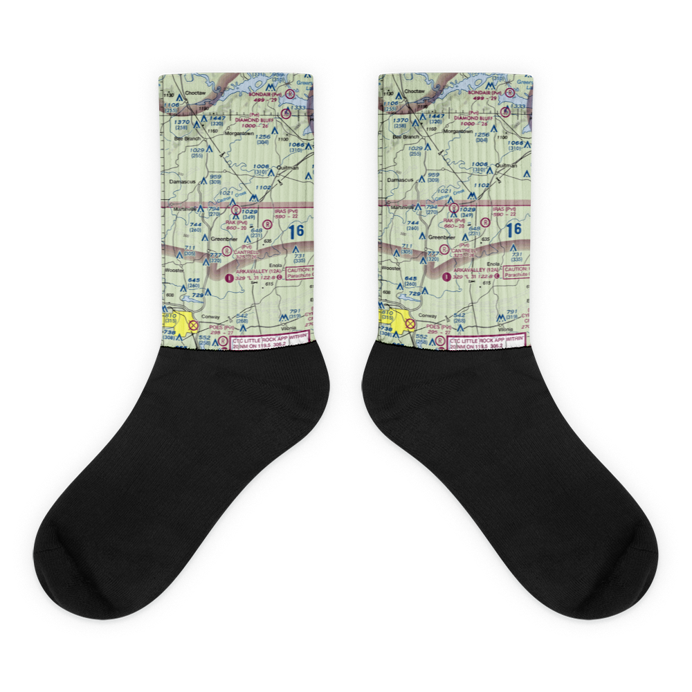 Rak Airport (20AR) VFR Sectional Socks 