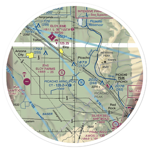 Eds Field (20AZ) VFR Sectional Sticker (30 mile)