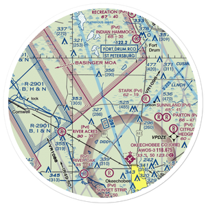 Golden Land Ranch Airport (20FA) VFR Sectional Sticker (30 mile)