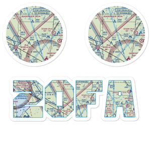 Golden Land Ranch Airport (20FA) VFR Sectional Sticker Pack
