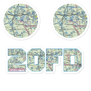 Pratt Airport (20FD) VFR Sectional Sticker Pack