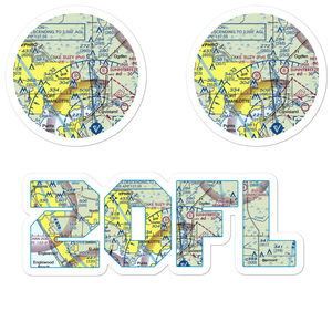 Lake Suzy Estates Airport (20FL) VFR Sectional Sticker Pack
