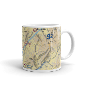 Harrington Airport (20ID) VFR Sectional  Mug