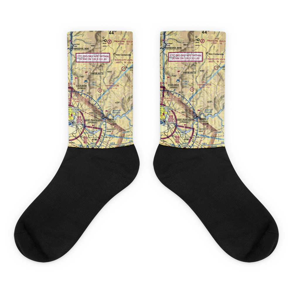 Harrington Airport (20ID) VFR Sectional Socks 