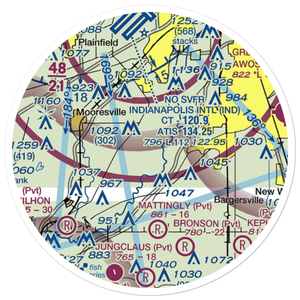 Kay Air Airport (20II) VFR Sectional Sticker (20 mile)