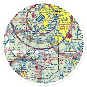 Kay Air Airport (20II) VFR Sectional Sticker (30 mile)