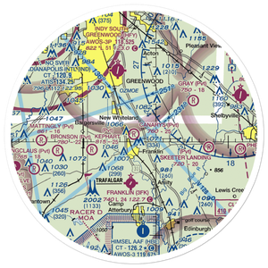 Canary's Airport (20IN) VFR Sectional Sticker (30 mile)