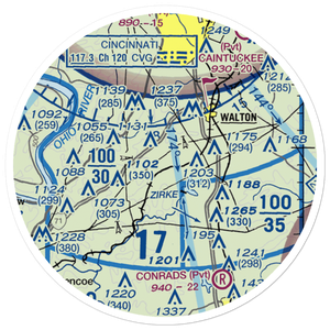 Madi's Meadows Airport (20KY) VFR Sectional Sticker (20 mile)