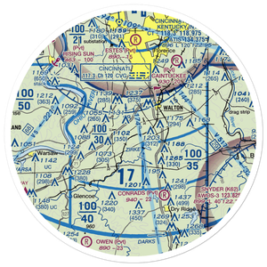 Madi's Meadows Airport (20KY) VFR Sectional Sticker (30 mile)