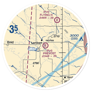 Prevost Airport (20MT) VFR Sectional Sticker (20 mile)