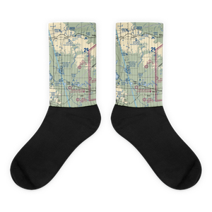 Crooked Lake Airstrip (20ND) VFR Sectional Socks