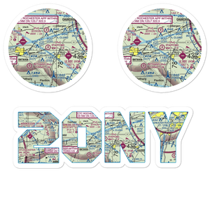 Stafford Airport (20NY) VFR Sectional Sticker Pack