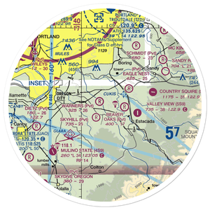 Warner's Airport (20OR) VFR Sectional Sticker (30 mile)