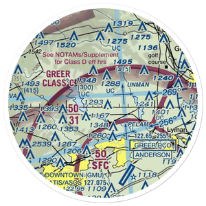 O Neal Field (20SC) VFR Sectional Sticker (20 mile)