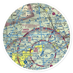 O Neal Field (20SC) VFR Sectional Sticker (30 mile)