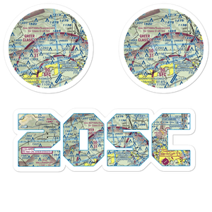 O Neal Field (20SC) VFR Sectional Sticker Pack
