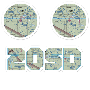 Lutgen Airport (20SD) VFR Sectional Sticker Pack