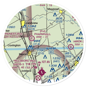 Reece Ranch Airport (20TE) VFR Sectional Sticker (20 mile)