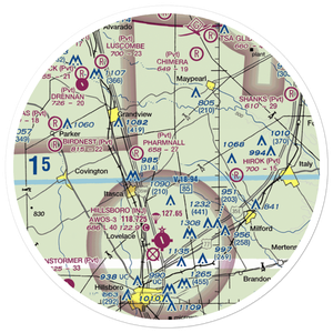 Reece Ranch Airport (20TE) VFR Sectional Sticker (30 mile)