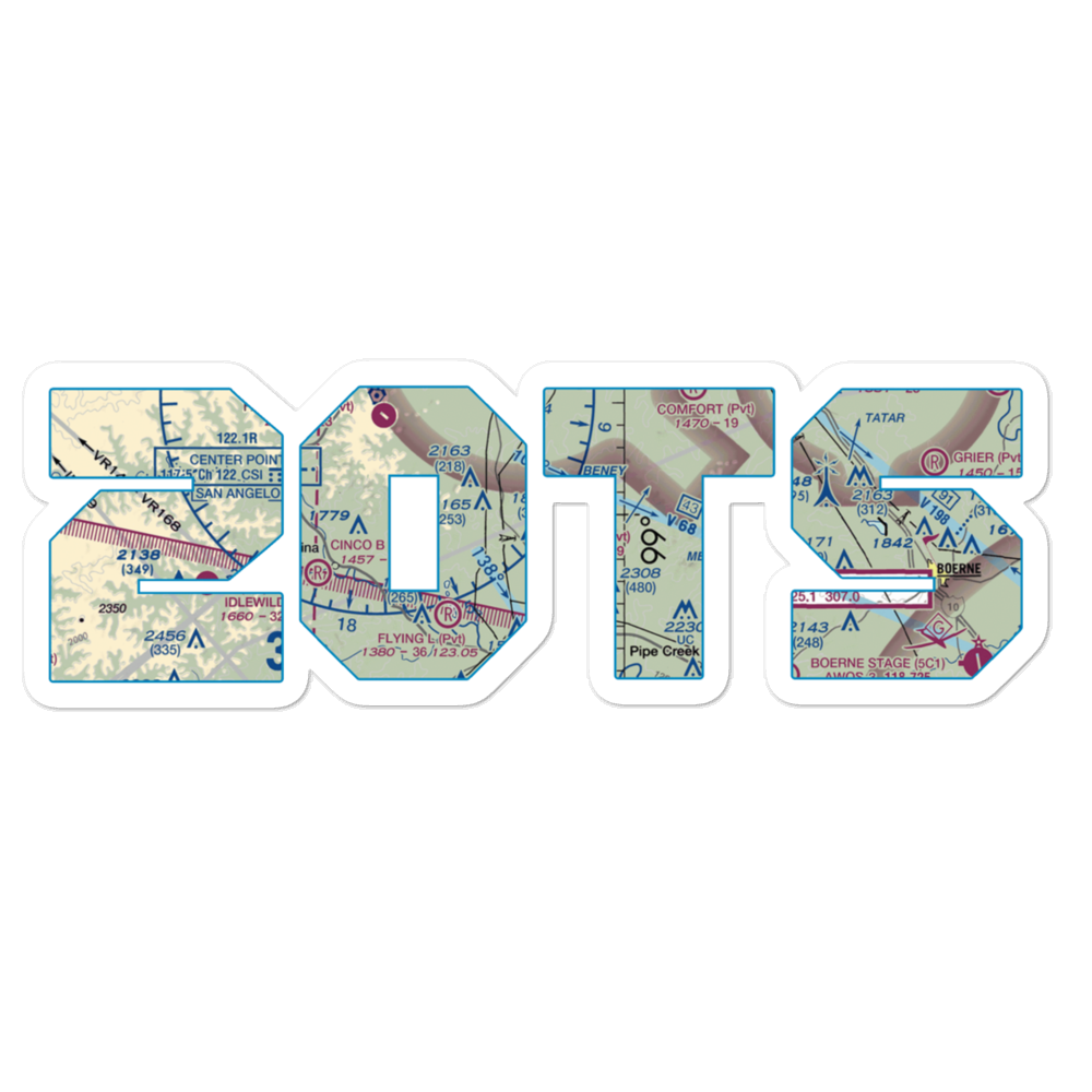 Bains Private Airport (20TS) VFR Sectional Sticker 