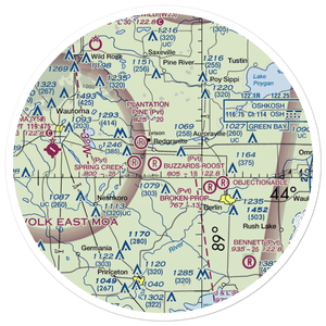 Harju Airport (20WI) VFR Sectional Sticker (30 mile)
