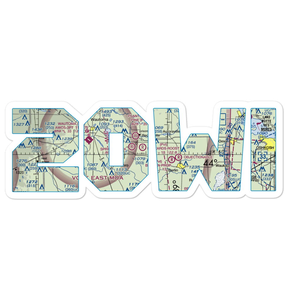 Harju Airport (20WI) VFR Sectional Sticker 