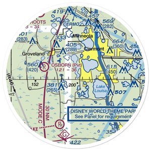 Kings Field (21FL) VFR Sectional Sticker (20 mile)