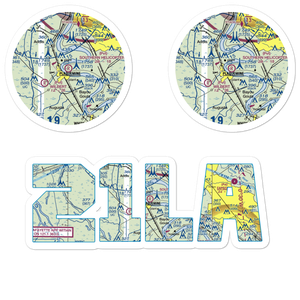 Southern Helicopters Airport (21LA) VFR Sectional Sticker Pack