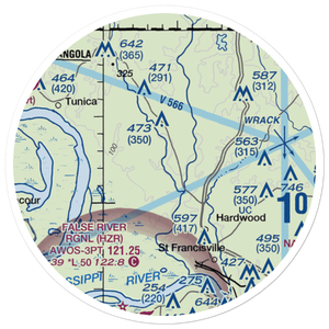 Solitude Airstrip (21LS) VFR Sectional Sticker (20 mile)