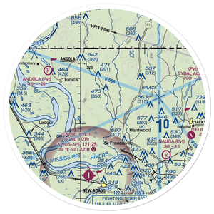 Solitude Airstrip (21LS) VFR Sectional Sticker (30 mile)